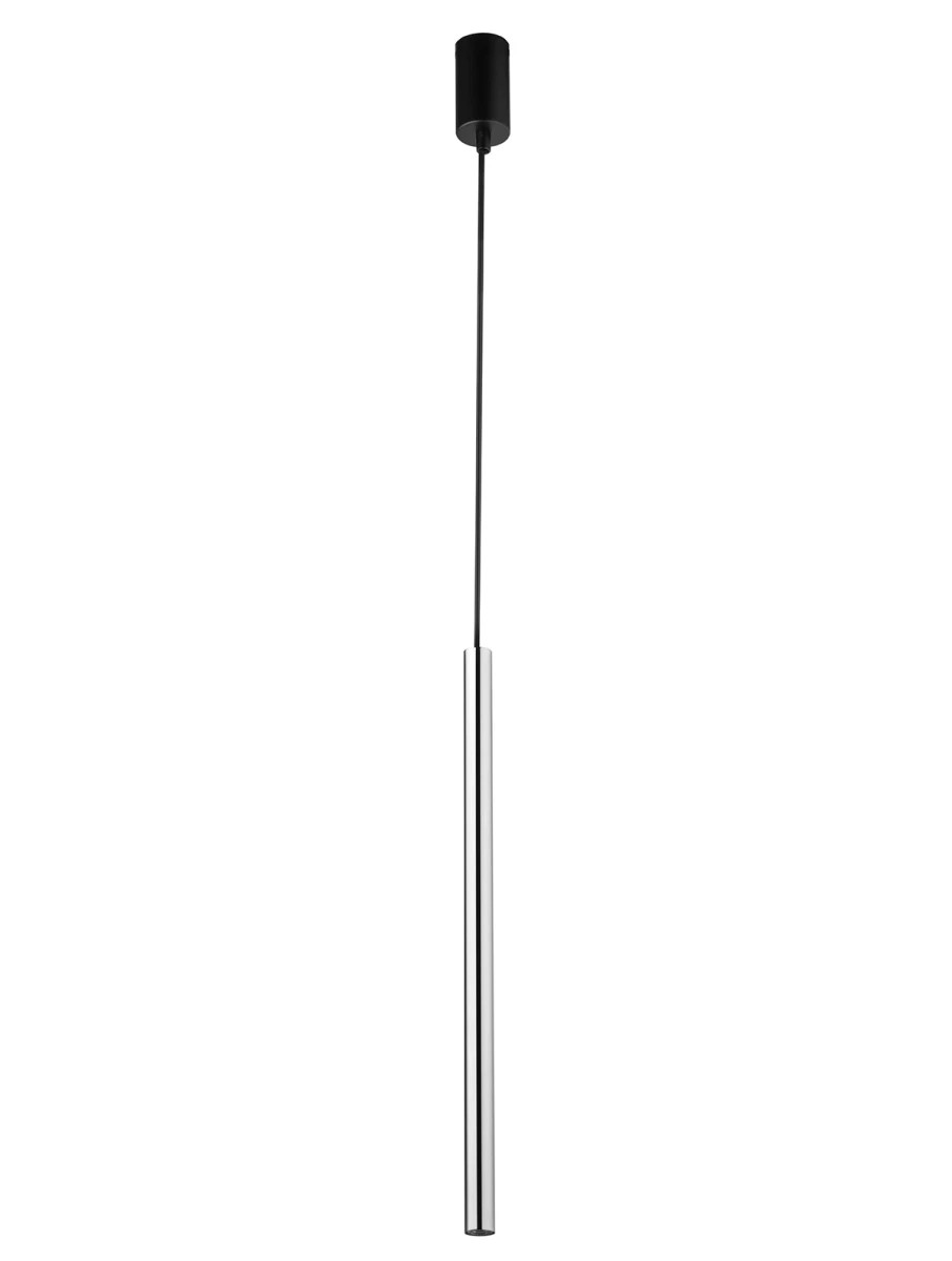 Lampa wiszaca ojedyncza -Sopel Lux 1 srebrna- wysokość 50cm