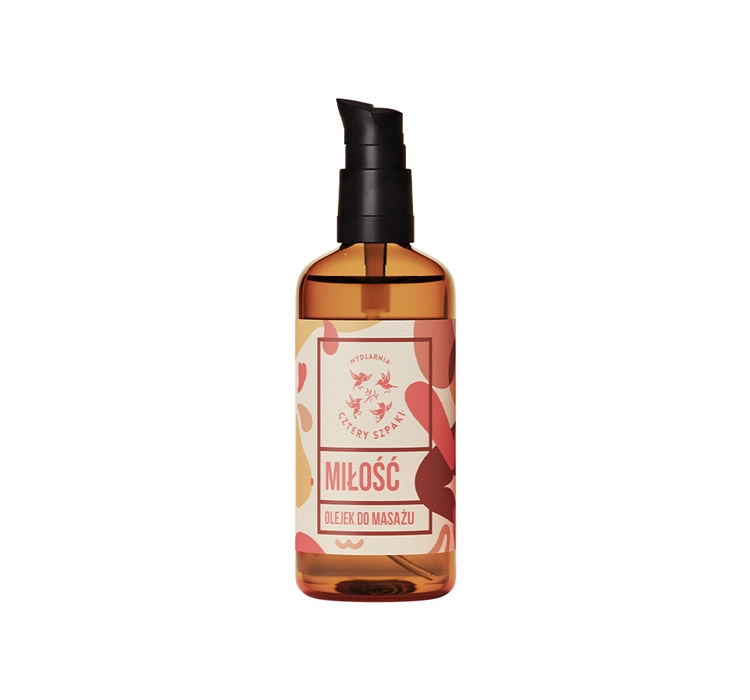Cztery szpaki Olejek do masażu ciała Miłość 100 ml - Cztery Szpaki