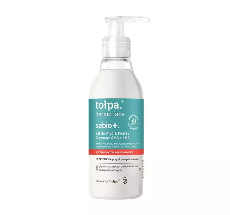 Tołpa SEBIO+ GŁĘBOKO OCZYSZCZAJĄCY ŻEL Z PEELINGIEM 195ML