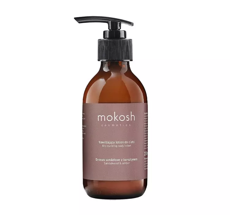 Mokosh Nawilżający lotion do ciała. Drzewo sandałowe z bursztynem - 200 ml