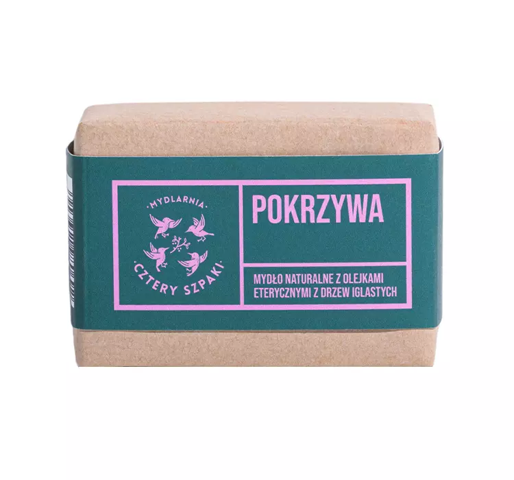 Mydlarnia Cztery szpaki-mydło pokrzywa z olejkami eterycznymi