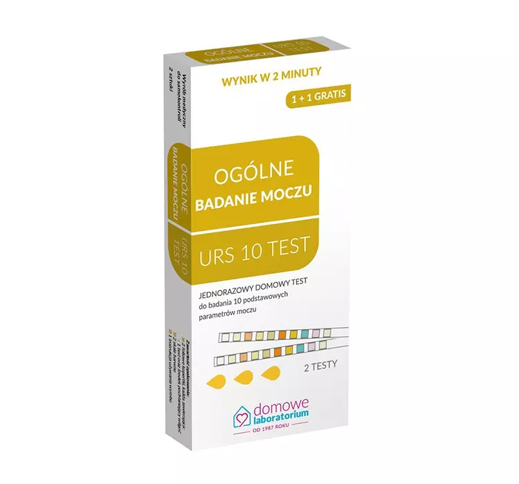 Hydrex Test urs 10 do ogólnego badania moczu x 2 szt