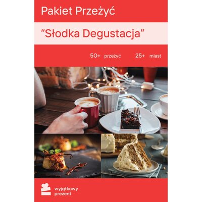 Karta podarunkowa WYJĄTKOWY PREZENT Słodka Degustacja