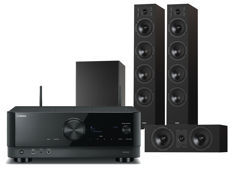 Yamaha RX-V4A + Diva 6 + 7 + BASSO 880