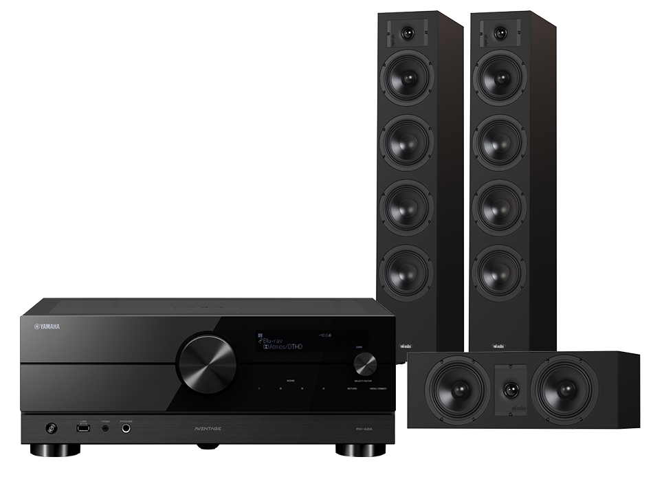 Yamaha RX-A2A (czarny) + Diva 6 + 7 (czarny)