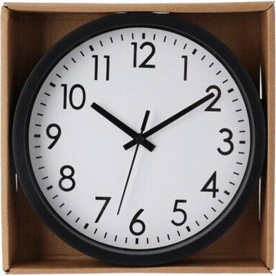 Zegar EXCELLENT HOUSEWARE PP 20 cm Czarny
