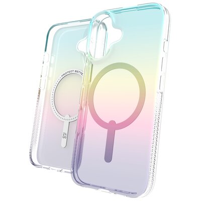 Etui ZAGG Milan Snap Magsafe Iridescent do Apple iPhone 16 Wielokolorowy