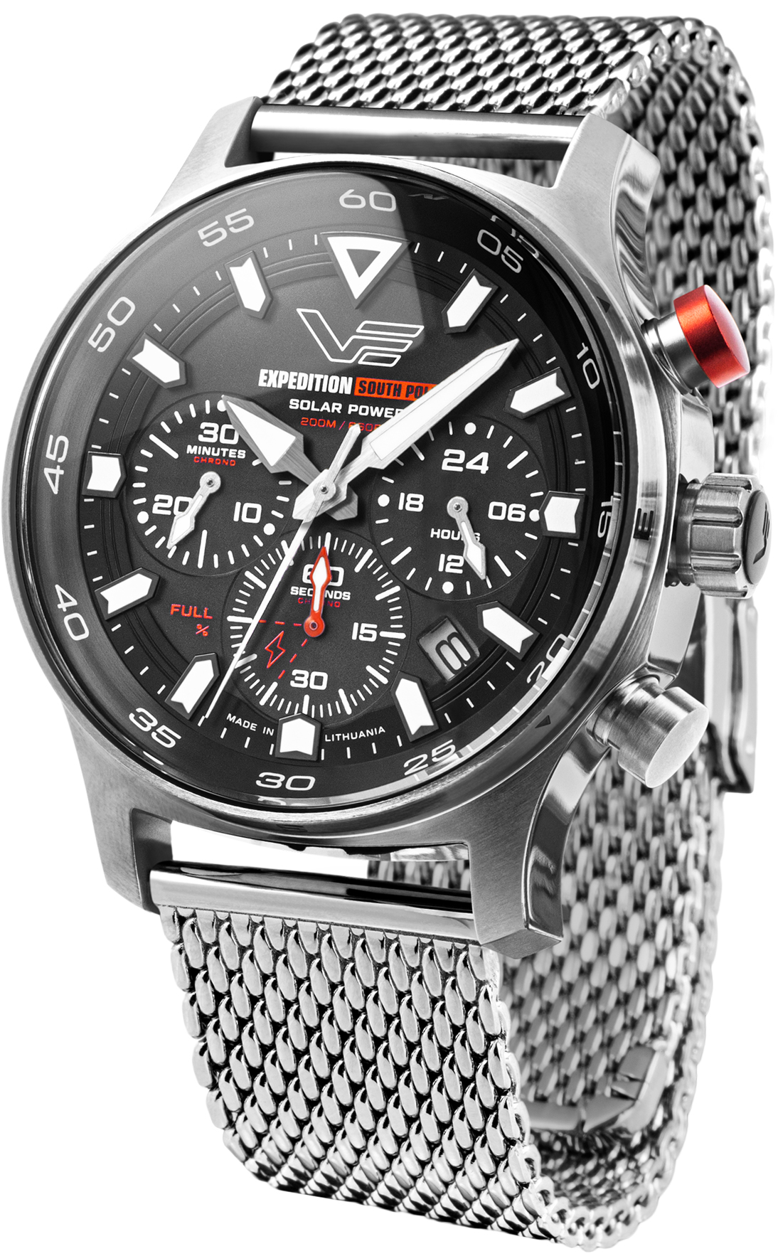 Zegarek Vostok Europe VR42-592A761B Expedition South Pole Solar Chrono 43mm