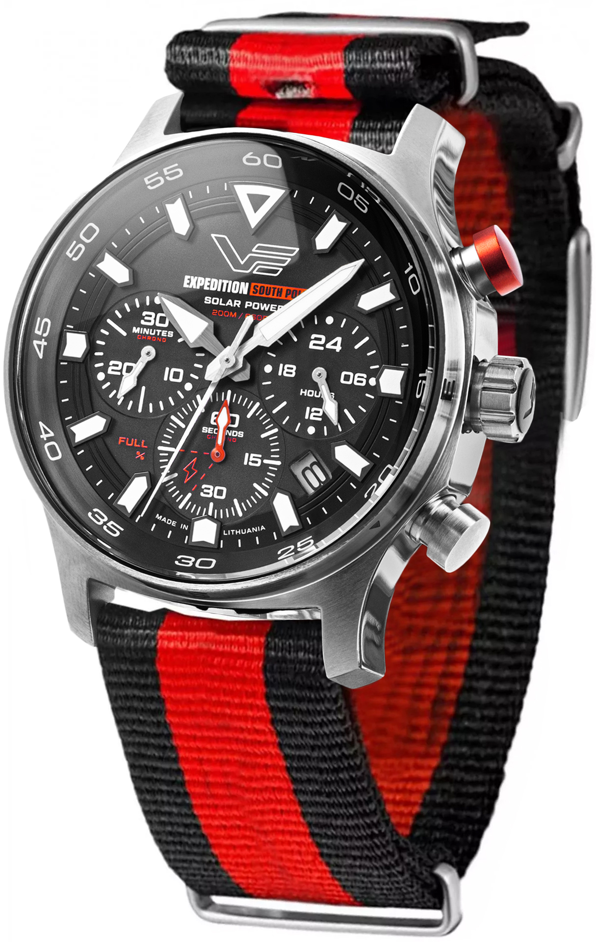 Zegarek Vostok Europe VR42-592A761NBR Expedition South Pole Solar Chrono 43mm