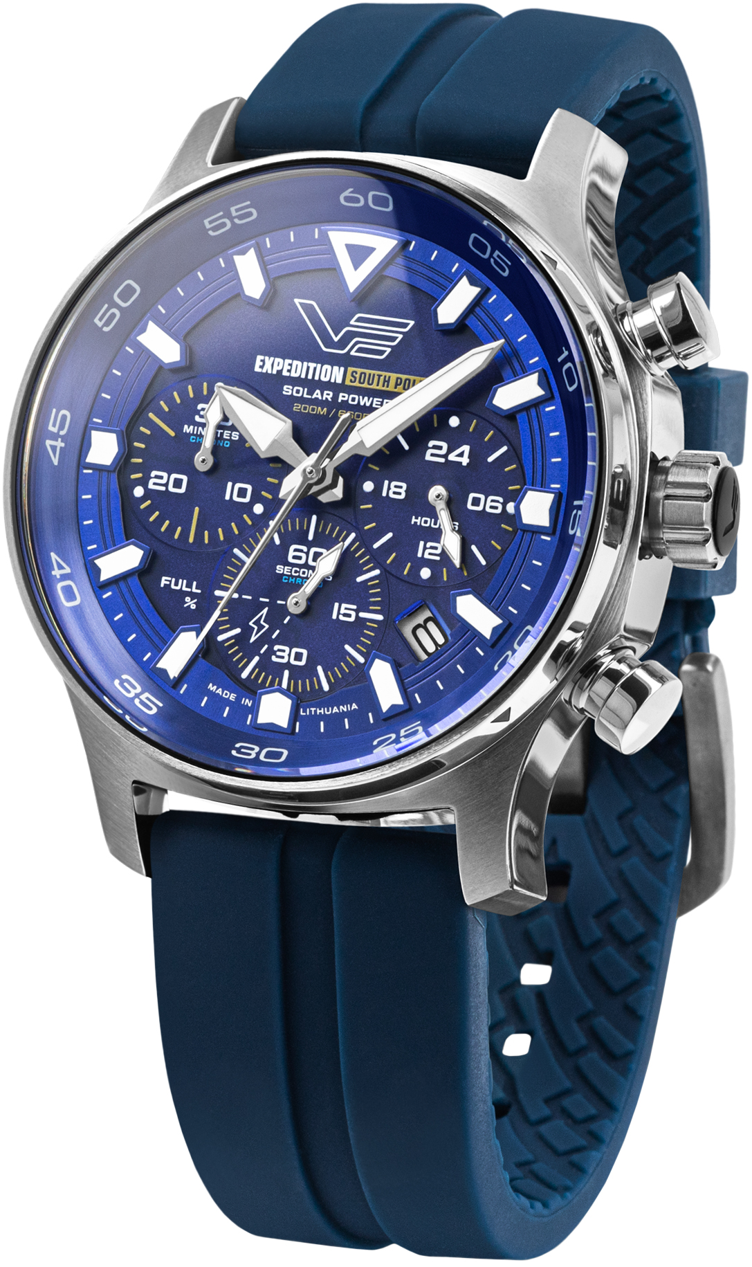 Zegarek Vostok Europe VR42-592A762SBL Expedition South Pole Solar Chrono 43mm