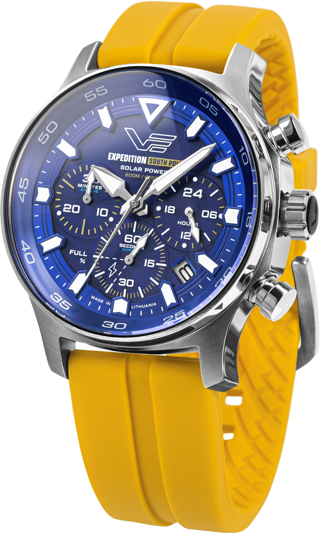 Zegarek Vostok Europe VR42-592A762SY Expedition South Pole Solar Chrono 43mm