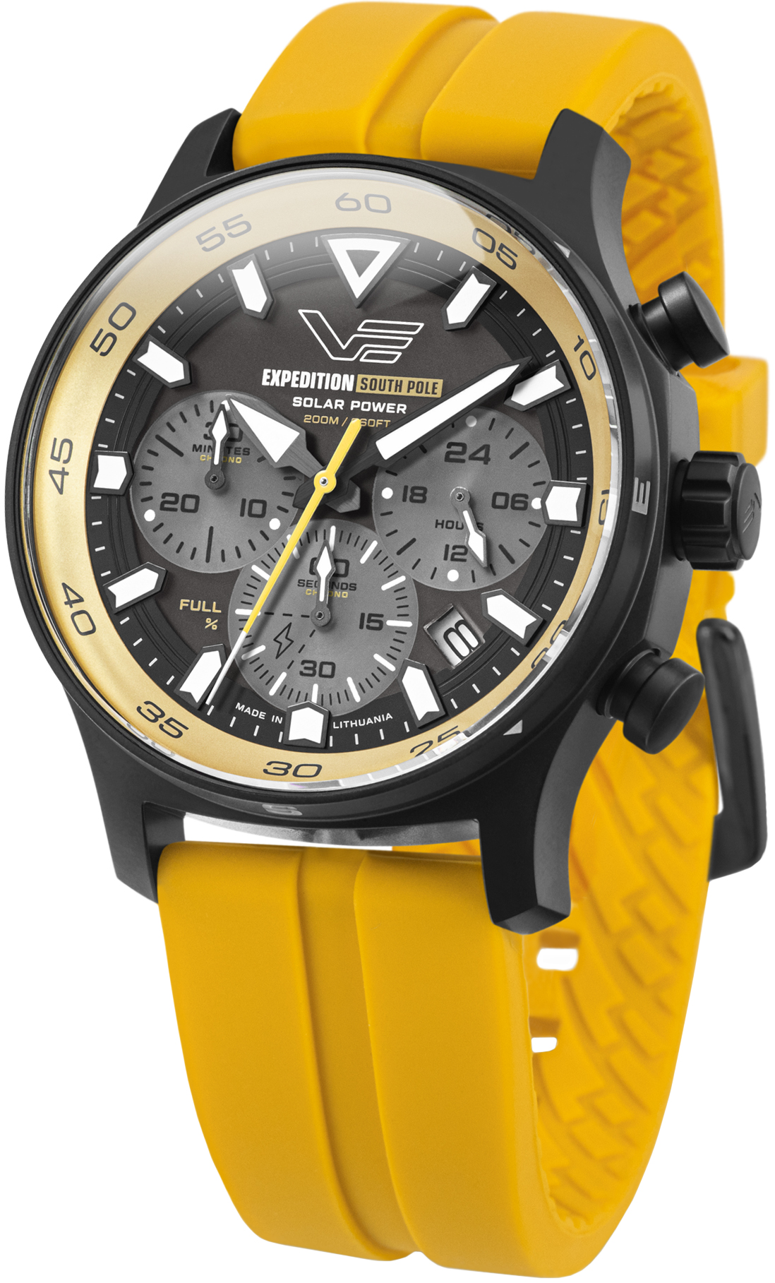 Zegarek Vostok Europe VR42-592C763SY Expedition South Pole Solar Chrono 43mm