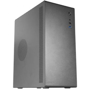 Tacens ORUMX500, obudowa Micro-ATX Mini Tower + zasilacz SFX 500 W, ultrakompaktowa, stalowa rama, wentylator 80 mm, czarny