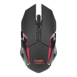 Bezprzewodowa mysz dla graczy MARS GAMING MMW RGB (czarna)