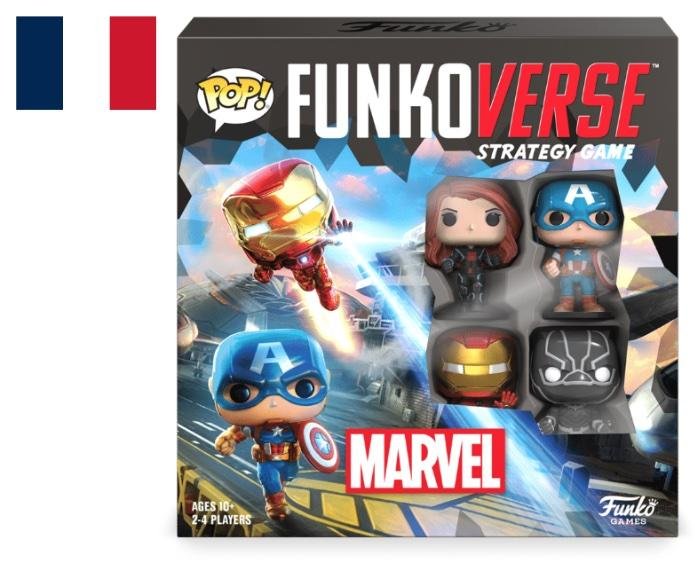 marvel - funkoverse 100 4-pack - base set 'french'