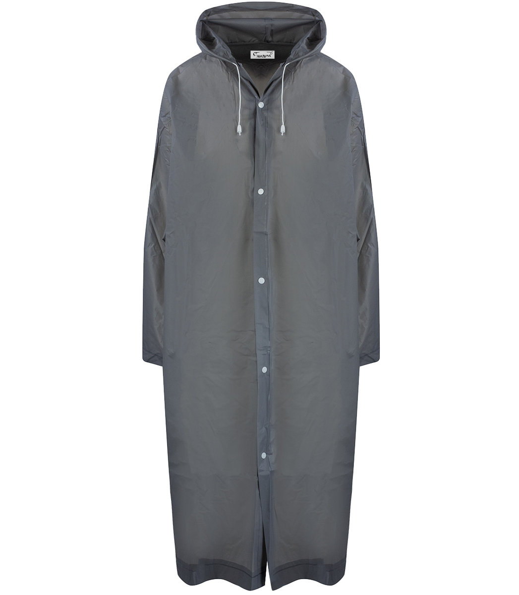 Kurtka przeciwdeszczowa płaszcz parka na zatrzaski