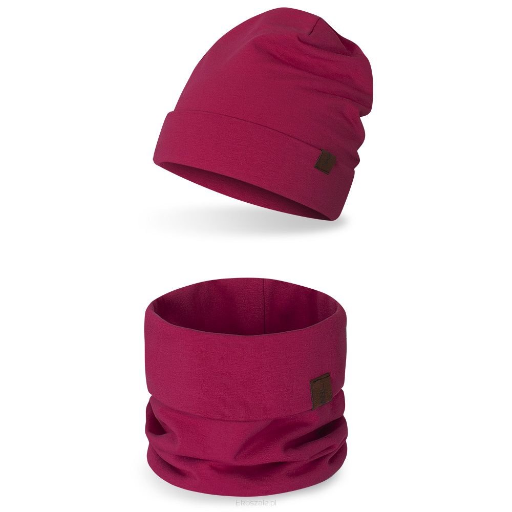 komplet dziecięcy czapka+ komin 1-3