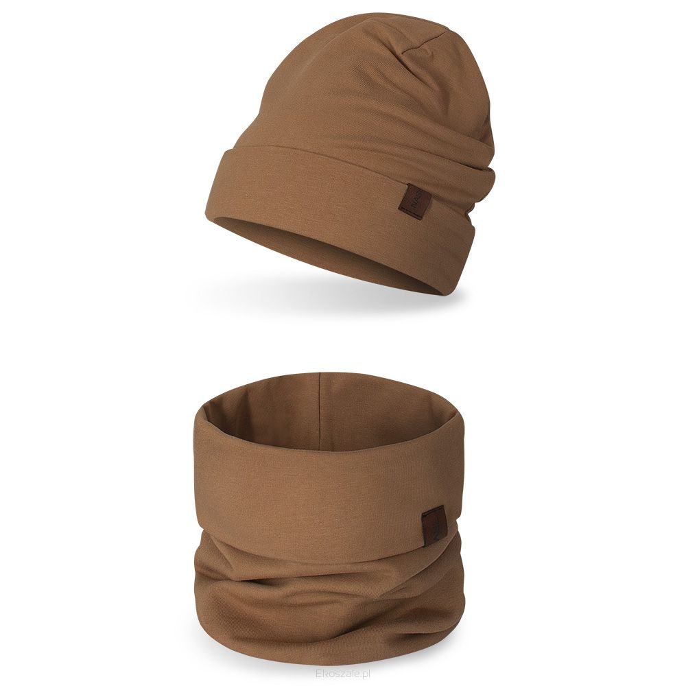 komplet dziecięcy czapka+ komin 1-3