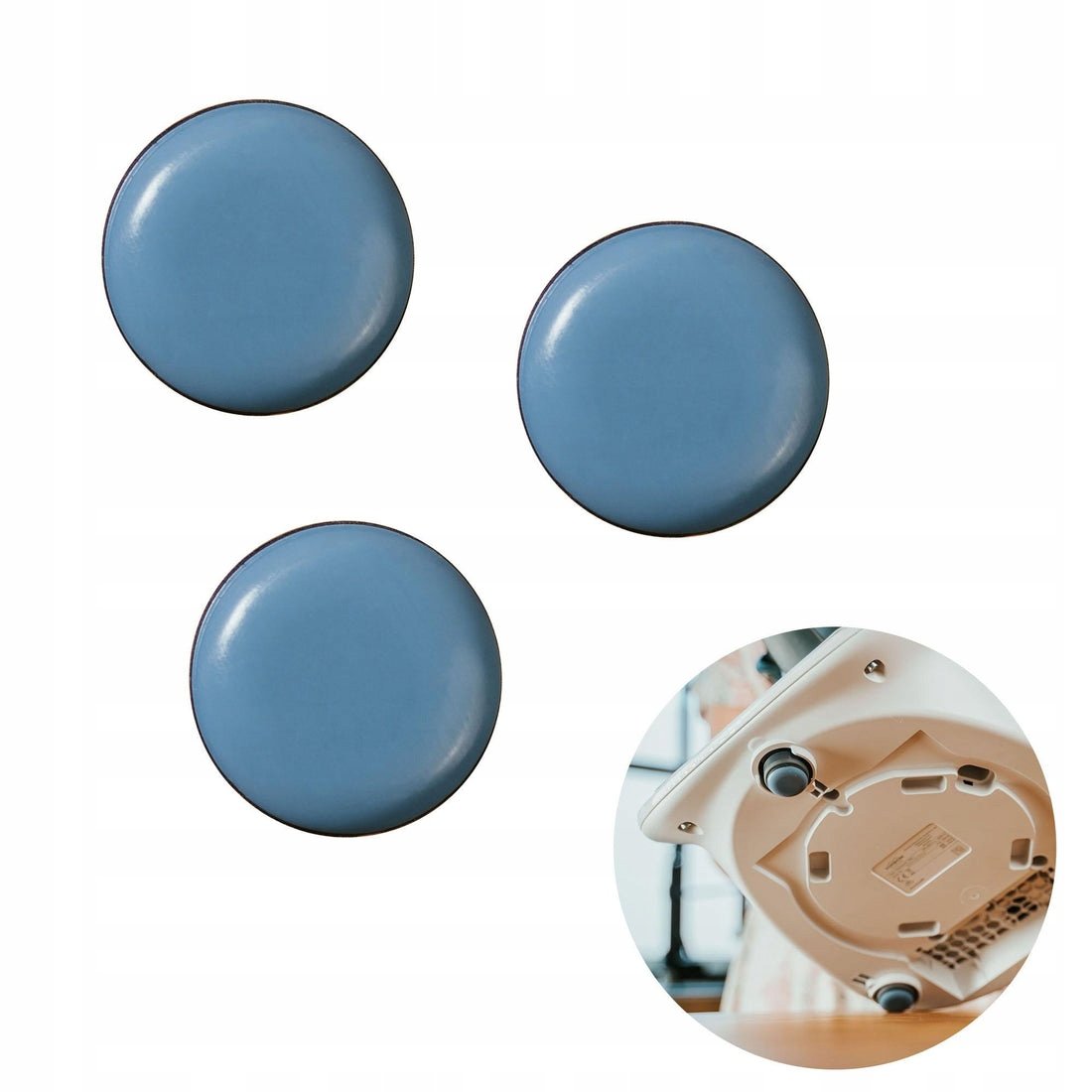 3x ŚLIZGACZ PODKŁADKA STÓPKI ŚLIZGOWE DO THERMOMIX VORWERK TM6 TM5