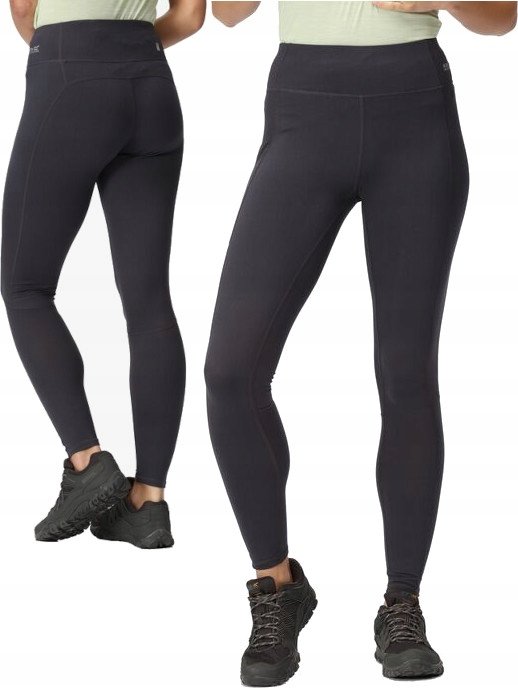 Elastyczne legginsy sportowe Regatta RWJ260R szare UK 10 S