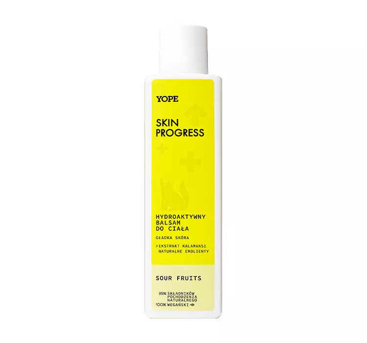 Yope Skin Progress Hydroaktywny Balsam do ciała Gładka skóra - Sour Fruits 200 ml