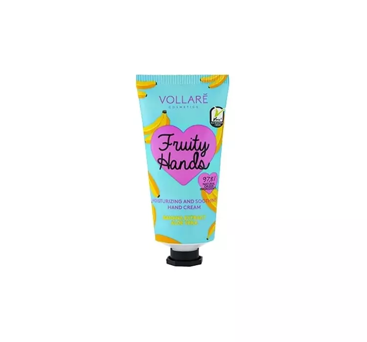 Vollare Cosmetics Vollare Cosmetics Pielęgnacja ciała Krem Do Rąk Fruity Hands Nawilżająco-Łagodzący Banan 50 ml
