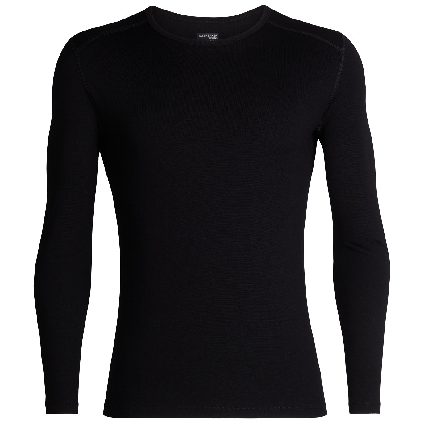 Koszulka męska Icebreaker Mens 260 Tech LS Crewe Rozmiar: XL / Kolor: czarny