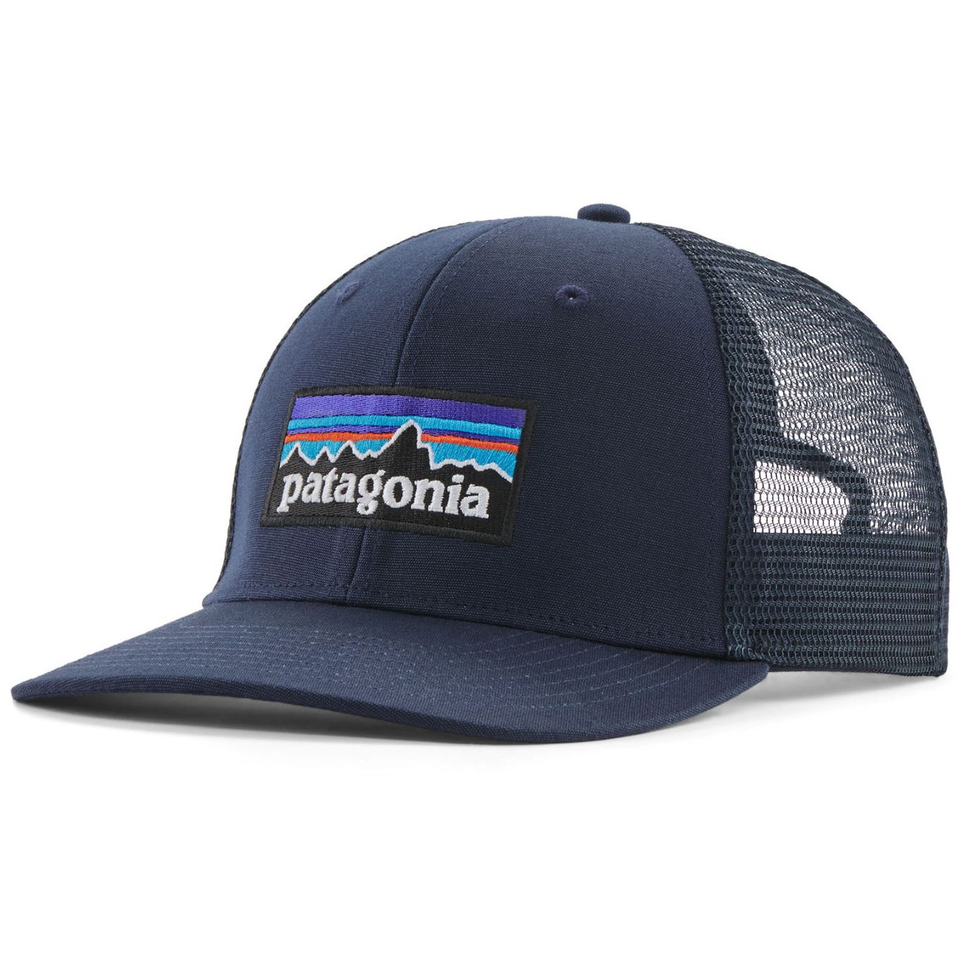 Bejsbolówka Patagonia P-6 Logo Trucker Hat Kolor: niebieski/szary