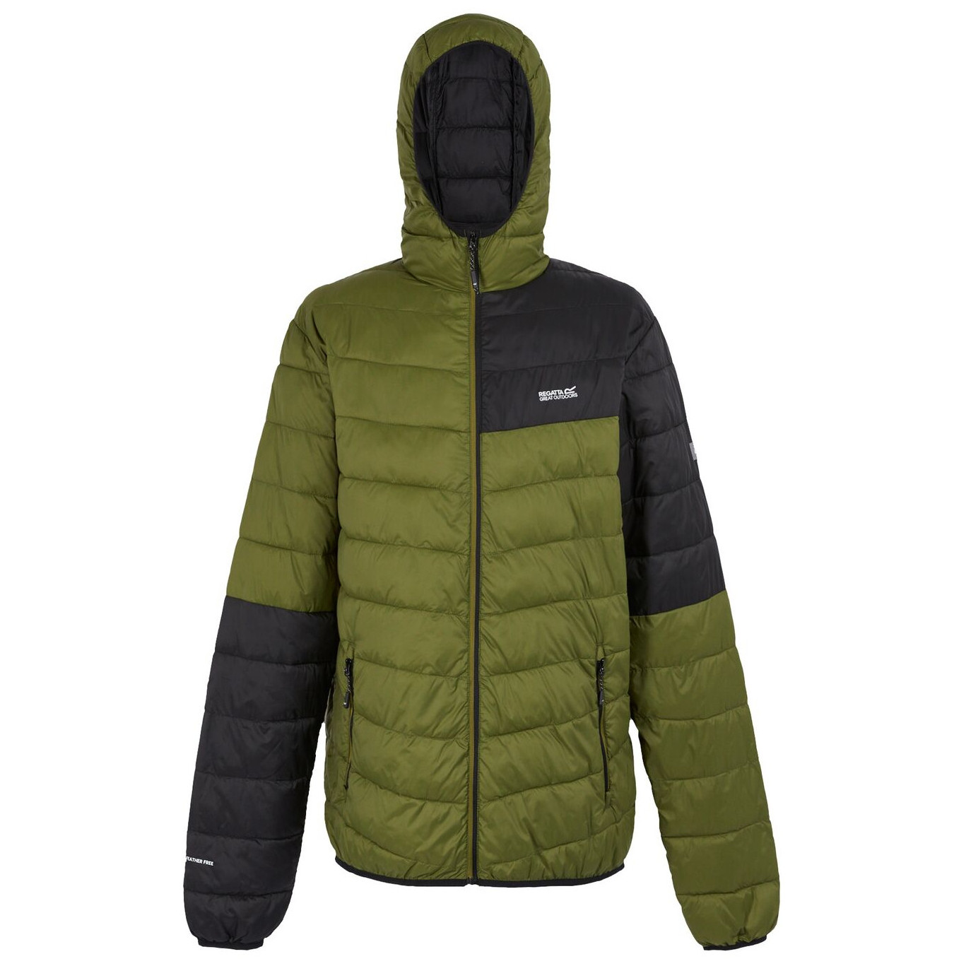 Kurtka męska Regatta Hooded Hillpack III Rozmiar: XXL / Kolor: zielony/czarny