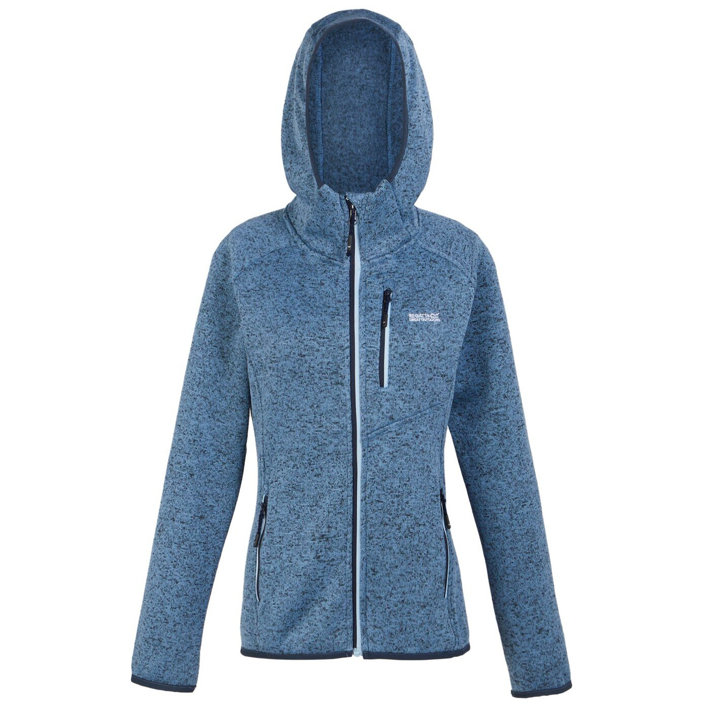 Bluza damska Regatta Wms Hood Newhill Rozmiar: XL / Kolor: niebieski/jasnoniebieski