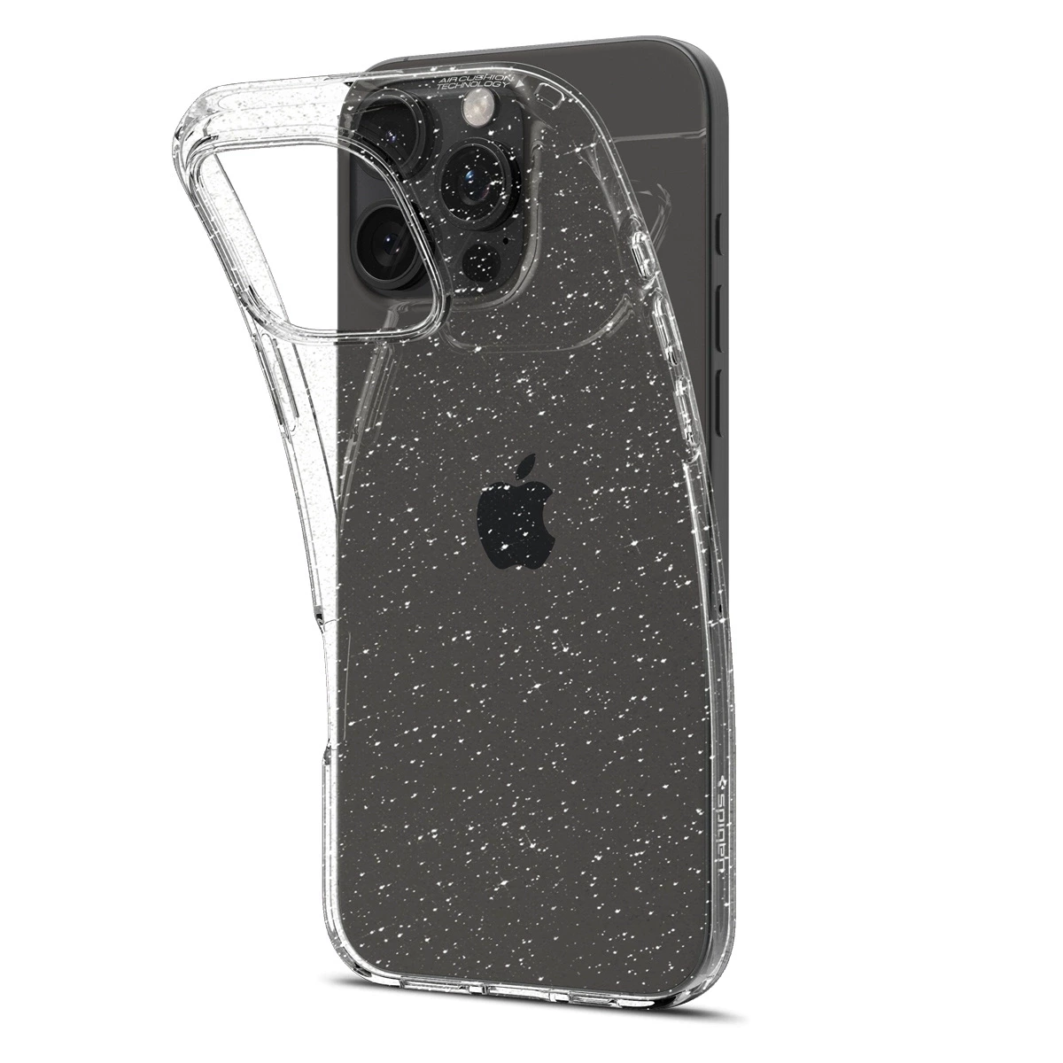 Etui Spigen Liquid Crystal na iPhone 16 Pro Max - przezroczysto-brokatowe