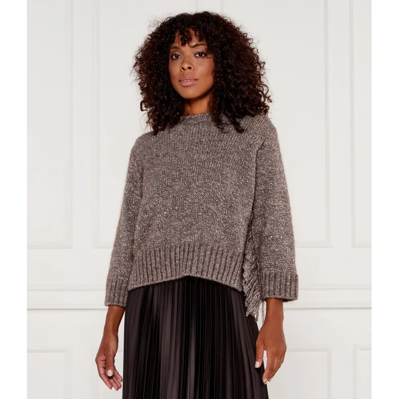 Marella SPORT Sweter | Regular Fit | z dodatkiem wełny