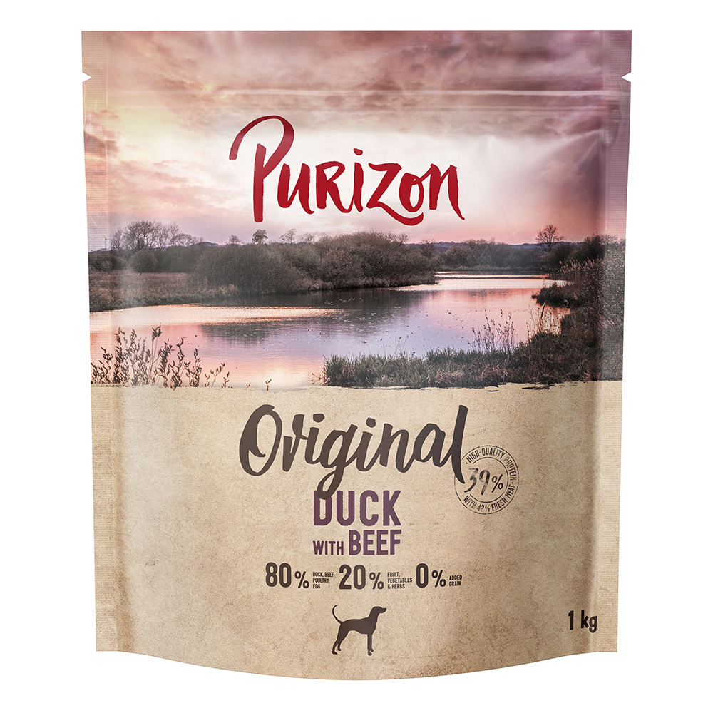 Purizon Adult, kaczka i wołowina - 1 kg