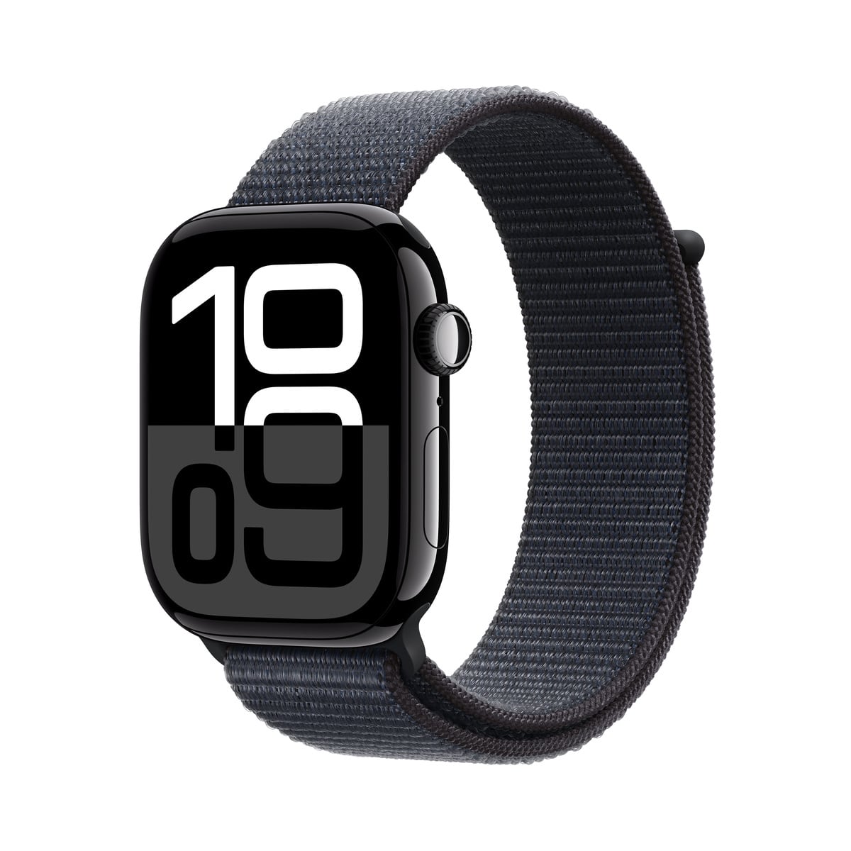 Apple Watch 10 GPS 42mm z aluminium onyks opaską sportową Czarny