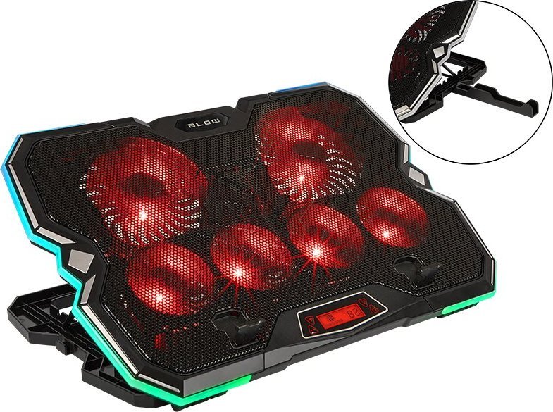 Podstawka chłodząca Blow 66-366# Podstawka chłodząca laptop 6 fan vortex