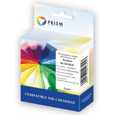 PRISM Tusz Brother LC-3619XL cyan 20ml ZBI-LC3619CNP