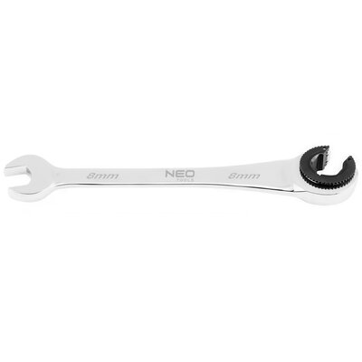 Klucz płasko-oczkowy NEO 09-255 8 mm z grzechotką
