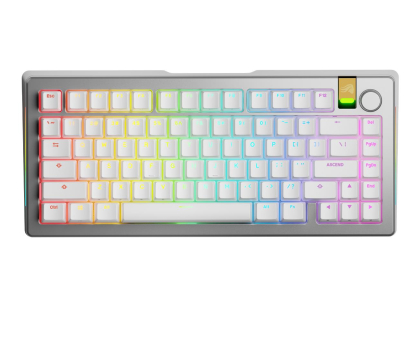 Glorious GMMK 3 PRO HE 75% Wireless Silver - US GLO-KB-GMMK3-PRO-75-PB-HE-WL-SIL-US