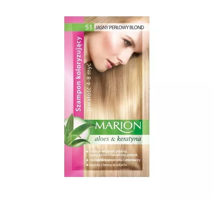 Marion szampon 4-8 myć 51 Jasny perłowy blond N 22013