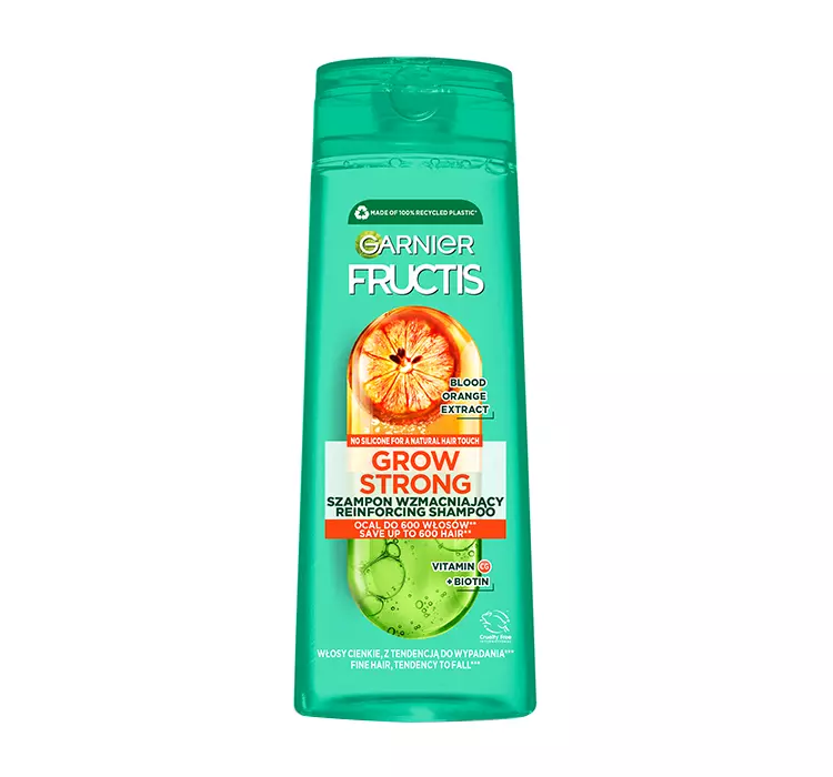 Garnier Fructis Grow Strong Orange wzmacniający szampon do włosów cienkich z tendencją do wypadania 400ml