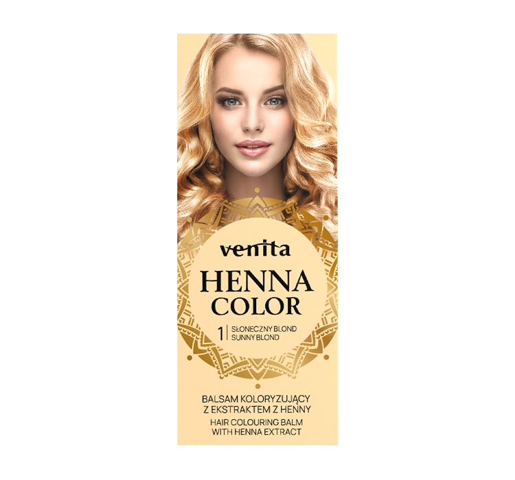 Venita Henna kolor balsam nr 1 słoneczny blond 3158-0