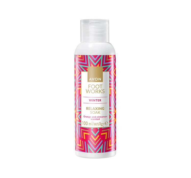 AVON FOOT WORKS WINTER KĄPIEL DO STÓP POMARAŃCZA Z CYNAMONEM 100ML