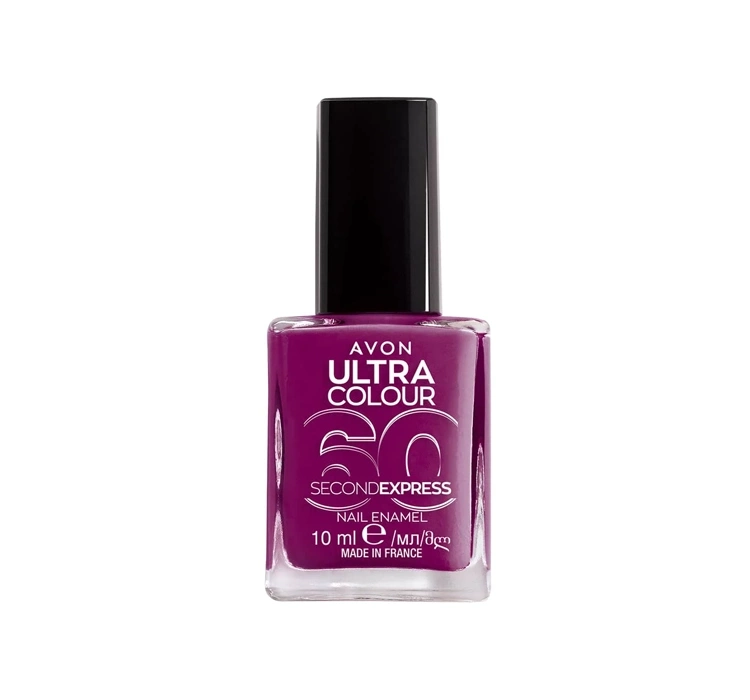 Avon Ultra Colour 60 Second Express szybkoschnący lakier do paznokci Grape Escape 10 ml