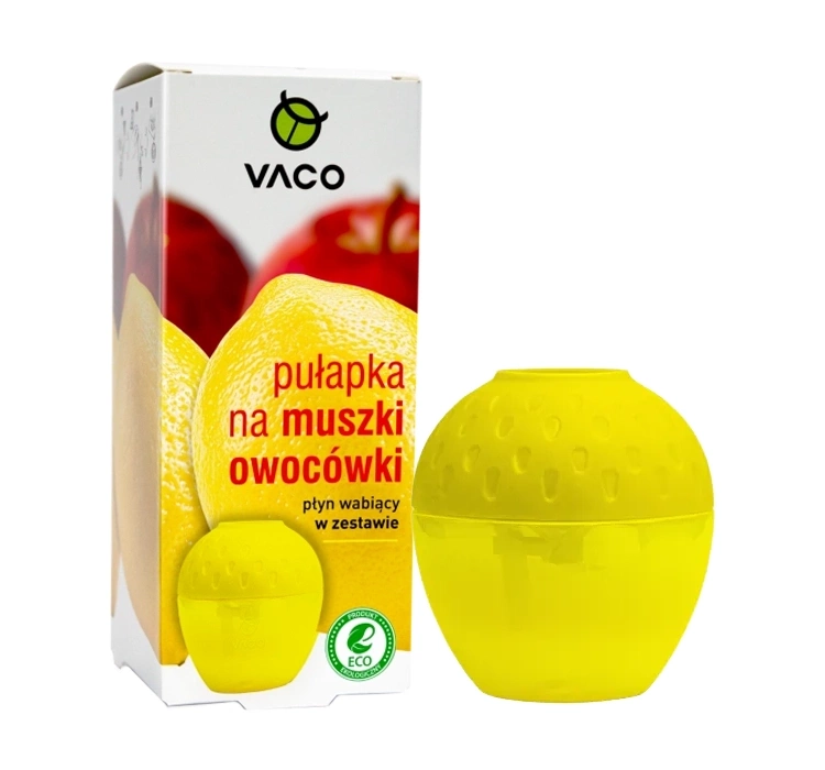 Vaco pułapka na muszki owocówki z płynem wabiącym Cytryna 15ml