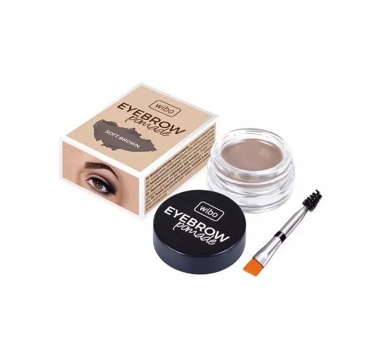 WIBO WIBO Eyebrow Pomade Wodoodporna Pomada do Brwi Soft Brown WIBO-0723