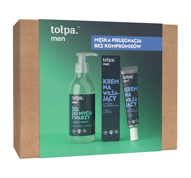 zestaw: żel do mycia twarzy, 195 ml + nawilżający krem do twarzy, 40 ml