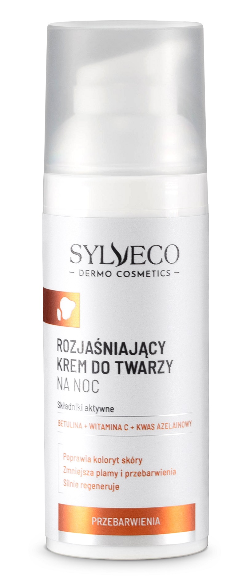 Sylveco Dermo Krem rozjaśniający do twarzy na noc