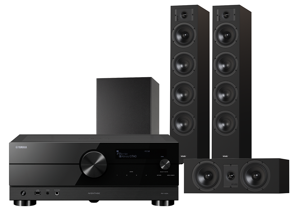 Yamaha RX-A2A (czarny) + Diva 6 + 7 + BASSO 880 (czarny)