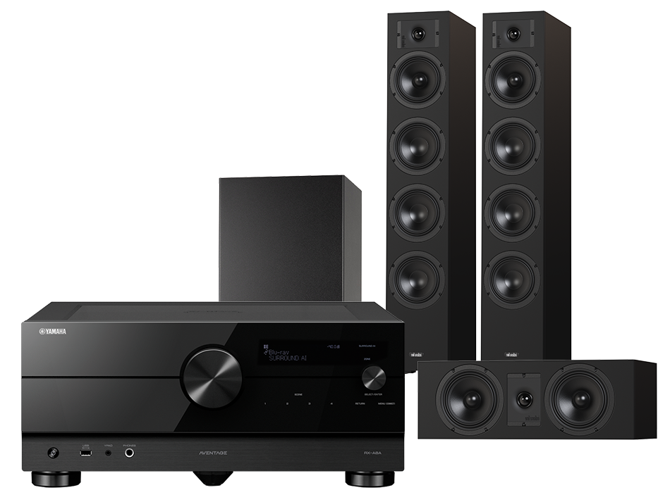 Yamaha RX-A8A (czarny) + Diva 6 + 7 + BASSO 880 (czarny)