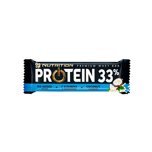 Go On Nutrition Protein 33 % Baton wysokobiałkowy o smaku kokosowym w polewie 50 g